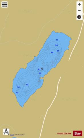 Akibbon ( Lough ) depth contour Map - i-Boating App