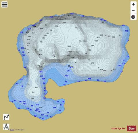 Lake Losa depth contour Map - i-Boating App