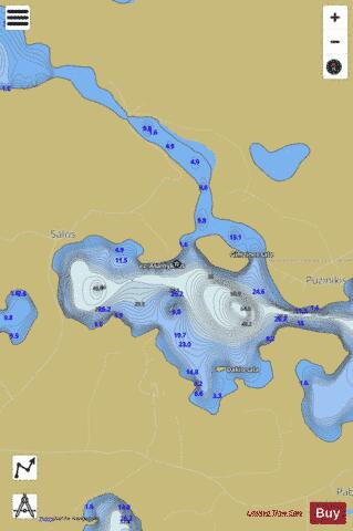 ez. Asalnykstis depth contour Map - i-Boating App