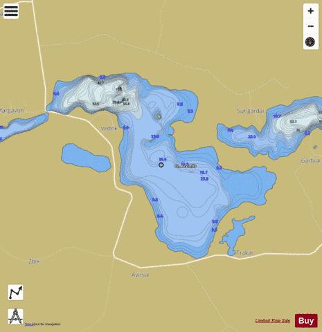 ez. Azvintis depth contour Map - i-Boating App