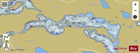 ez. Baltieji Lakajai depth contour Map - i-Boating App