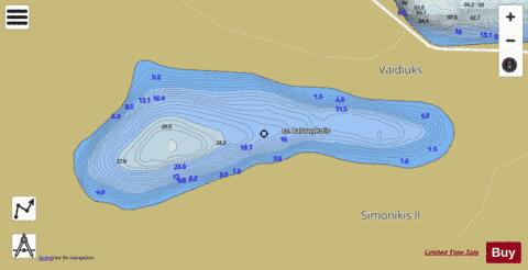 ez. Baluosykstis depth contour Map - i-Boating App