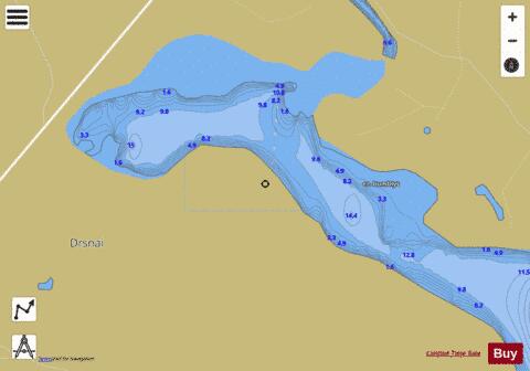 ez. Dumblys depth contour Map - i-Boating App