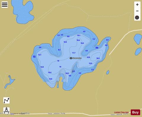 ez. Germantas depth contour Map - i-Boating App
