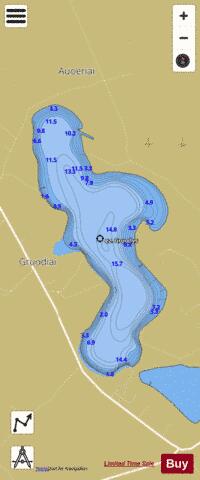 ez. Gruodys depth contour Map - i-Boating App