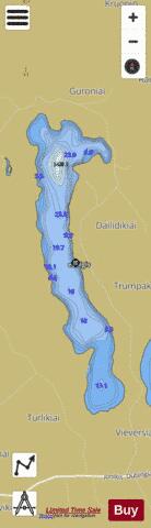 ez. Ilgis depth contour Map - i-Boating App