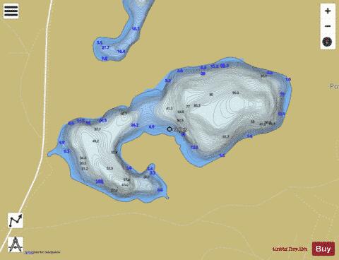 ez. Ilgis depth contour Map - i-Boating App