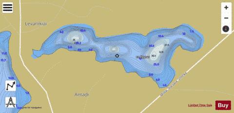 ez. Ilgynas depth contour Map - i-Boating App