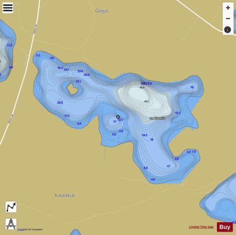 ez. Kirneilis depth contour Map - i-Boating App