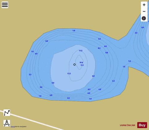 ez. Perkule depth contour Map - i-Boating App