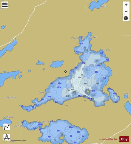 ez. Samavas depth contour Map - i-Boating App