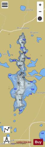 ez. Smalvas depth contour Map - i-Boating App
