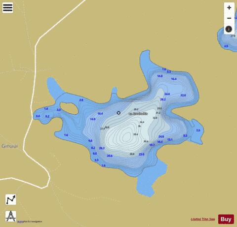 ez. Sravinaitis depth contour Map - i-Boating App