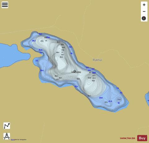 ez. Sventas depth contour Map - i-Boating App