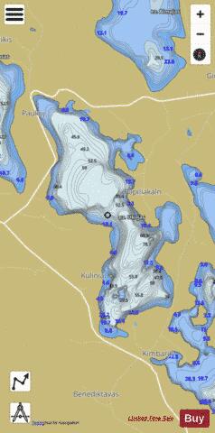 ez. Ukojas depth contour Map - i-Boating App