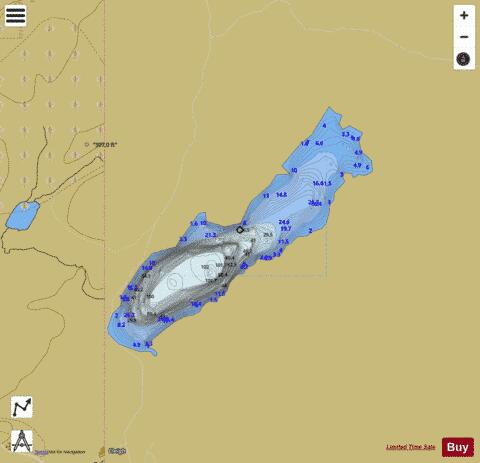 Loch Nell depth contour Map - i-Boating App