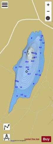 White Loch of Myrton depth contour Map - i-Boating App