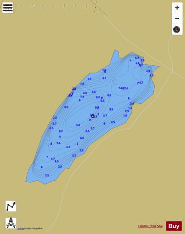 Eldrig Loch depth contour Map - i-Boating App