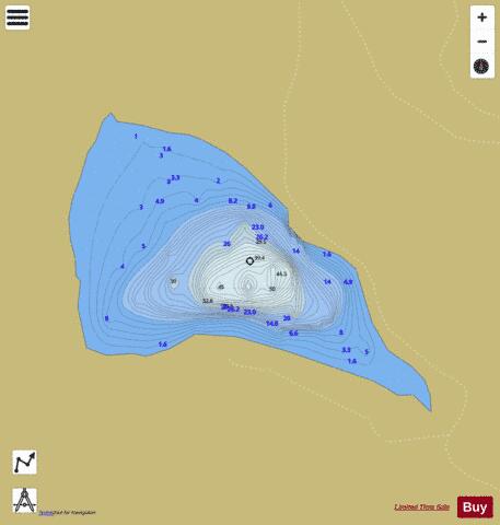Lochaber Loch (Nith Basin) depth contour Map - i-Boating App