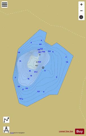 Loch Skae (Nith Basin) depth contour Map - i-Boating App
