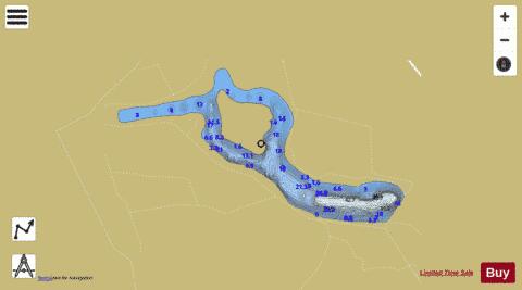 Crombie Den Reservoir (Monikie Basin) depth contour Map - i-Boating App