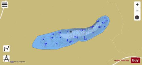 Loch Fithie (Lunan Basin) depth contour Map - i-Boating App