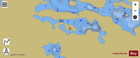 Loch Ic Colla depth contour Map - i-Boating App