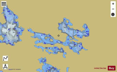 Loch Ic Colla depth contour Map - i-Boating App