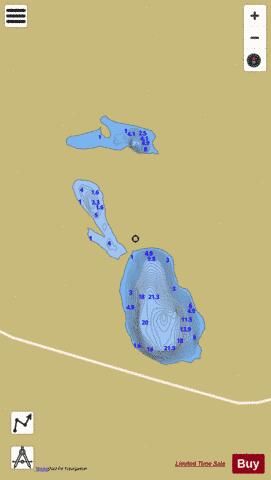 Loch Allan depth contour Map - i-Boating App