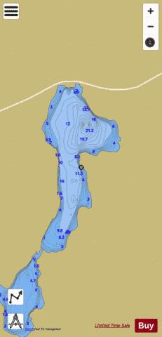Loch Urrahag depth contour Map - i-Boating App