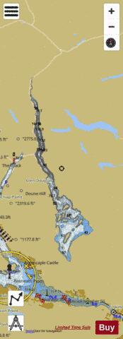 Loch Lomond + Geal Loch depth contour Map - i-Boating App