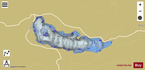 Loch Achray depth contour Map - i-Boating App