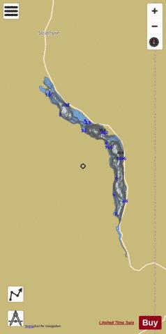 Loch Lubnaig depth contour Map - i-Boating App