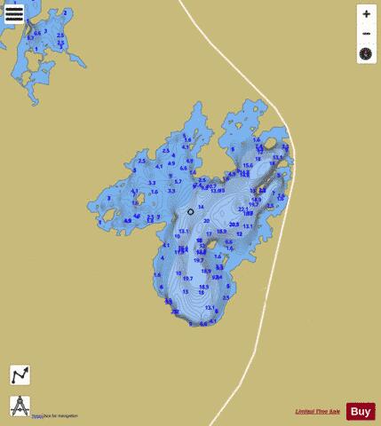 Lochan Na H-Achlaise (Tay Basin) depth contour Map - i-Boating App