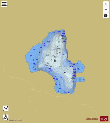 Loch Derculich (Tay Basin) depth contour Map - i-Boating App
