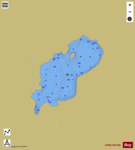 Loch Broom depth contour Map - i-Boating App