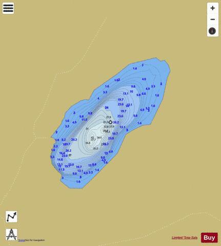 Loch Bhac (Tay Basin) depth contour Map - i-Boating App