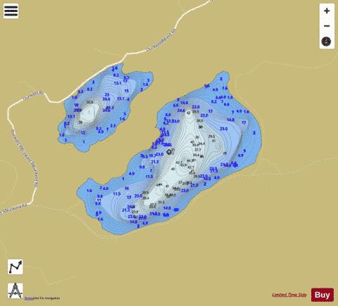 Loch Of Lowes depth contour Map - i-Boating App