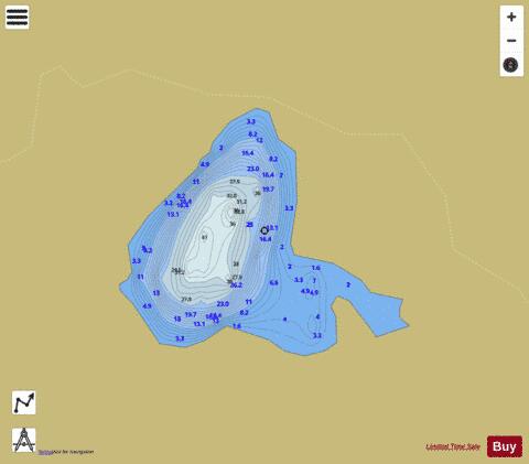 Loch Hoil depth contour Map - i-Boating App