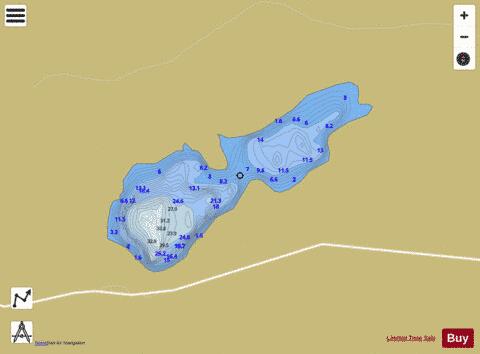 Loch Monzievaird depth contour Map - i-Boating App