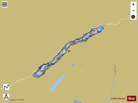 Loch Laggan depth contour Map - i-Boating App