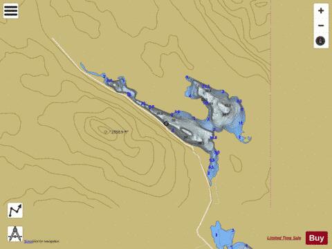 Loch Stack (Laxford Basin) depth contour Map - i-Boating App