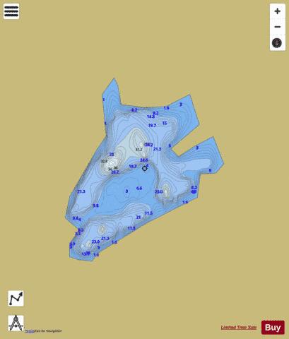 Loch Na Sreinge depth contour Map - i-Boating App