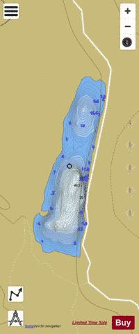 Loch Nan Druimnean depth contour Map - i-Boating App