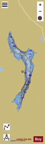 Loch Doon (Doon Basin) depth contour Map - i-Boating App