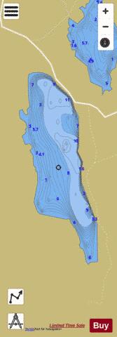 Loch Maberry (Bladenoch Basin) depth contour Map - i-Boating App