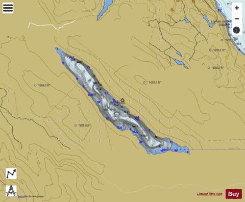 Loch Frisa (Mull) depth contour Map - i-Boating App