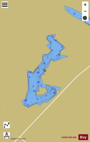 Loch Tormasad depth contour Map - i-Boating App