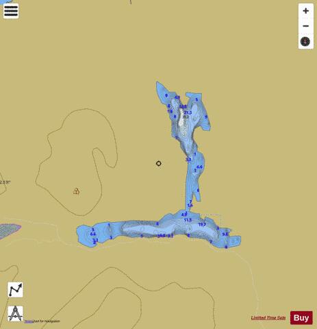 Loch Skebacleit (Lewis) depth contour Map - i-Boating App