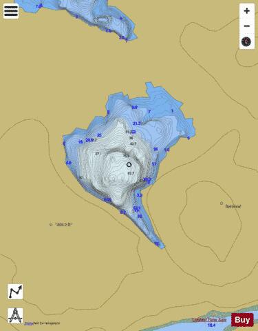 Loch Benisval depth contour Map - i-Boating App